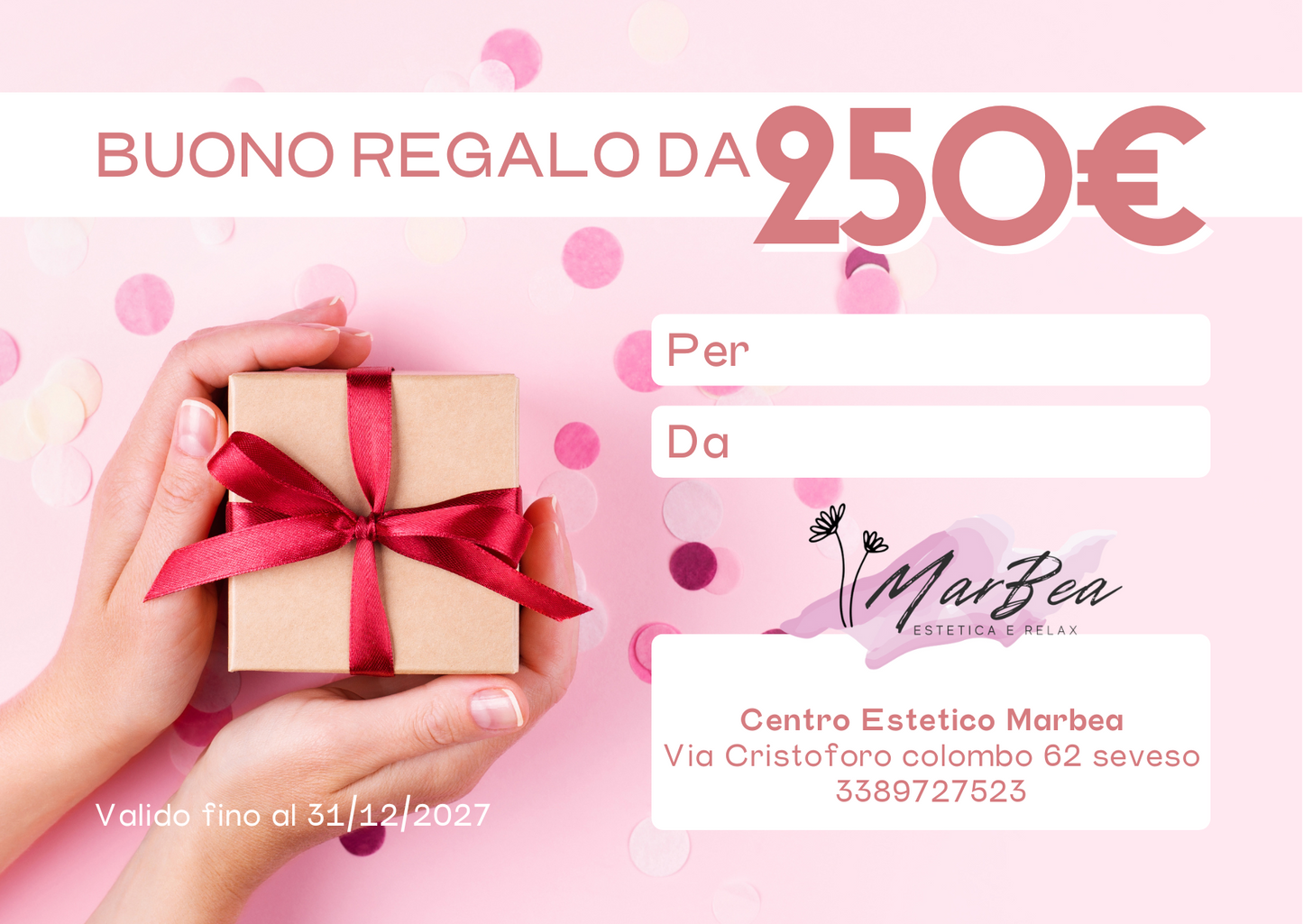 BUONO REGALO 🎁